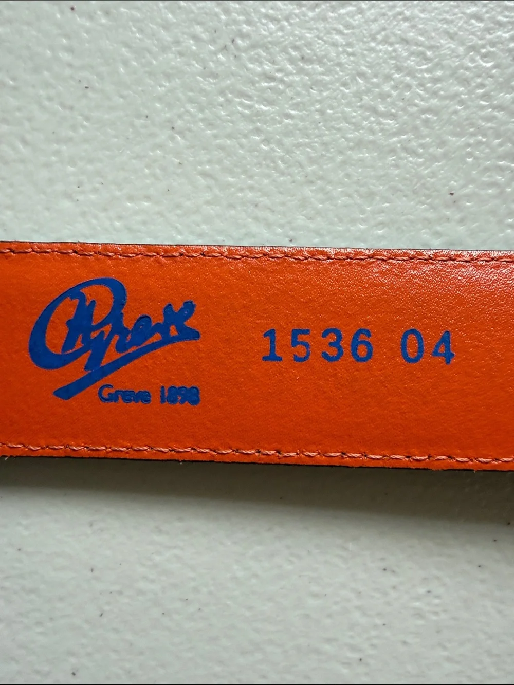Greve 1898 genuine leather